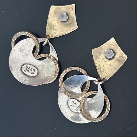 Vintage Marjorie Baer SF Earrings - Picture 2 of 3